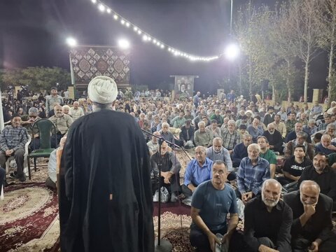 تصاویر/ بیست و پنجمین یادواره یادواره شهدای روستای کمال الملک کَلّه