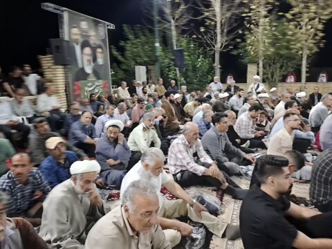 تصاویر/ بیست و پنجمین یادواره یادواره شهدای روستای کمال الملک کَلّه