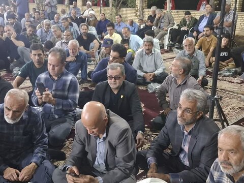 تصاویر/ بیست و پنجمین یادواره یادواره شهدای روستای کمال الملک کَلّه