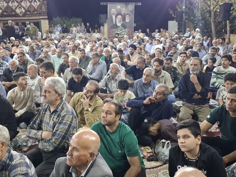 تصاویر/ بیست و پنجمین یادواره یادواره شهدای روستای کمال الملک کَلّه