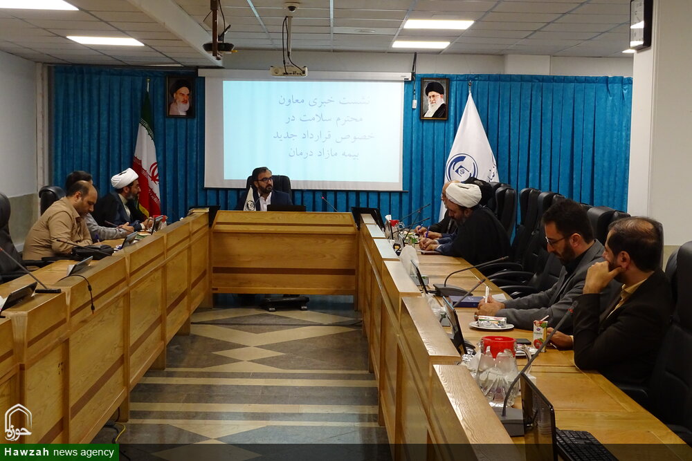 نشست خبری دکتر مجید حدادی منش، معاون سلامت مرکز خدمات حوزه های علمیه