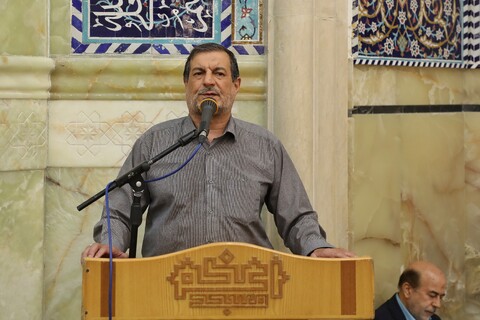 تصاویر! مراسم بزرگداشت آیت الله بهاءالدینی در مسجد اعظم قم