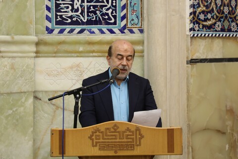 تصاویر! مراسم بزرگداشت آیت الله بهاءالدینی در مسجد اعظم قم