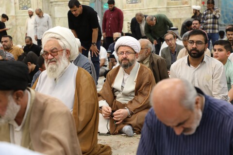 تصاویر! مراسم بزرگداشت آیت الله بهاءالدینی در مسجد اعظم قم
