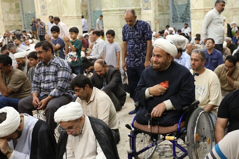 تصاویر! مراسم بزرگداشت آیت الله بهاءالدینی در مسجد اعظم قم