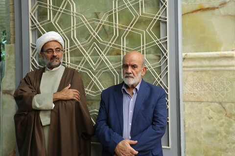 تصاویر! مراسم بزرگداشت آیت الله بهاءالدینی در مسجد اعظم قم