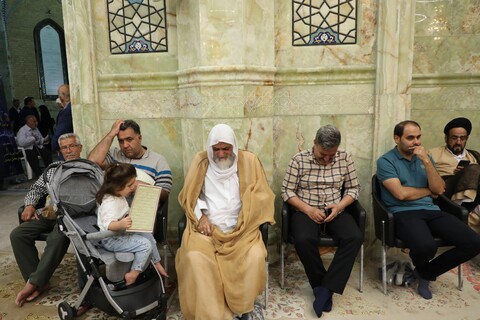 تصاویر! مراسم بزرگداشت آیت الله بهاءالدینی در مسجد اعظم قم