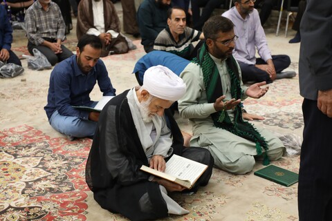 تصاویر! مراسم بزرگداشت آیت الله بهاءالدینی در مسجد اعظم قم