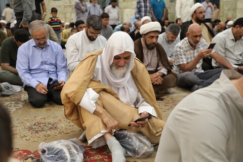 تصاویر! مراسم بزرگداشت آیت الله بهاءالدینی در مسجد اعظم قم