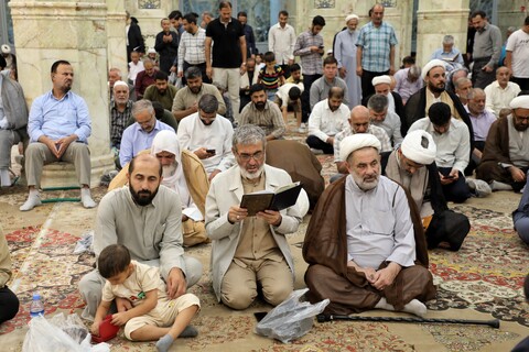 تصاویر! مراسم بزرگداشت آیت الله بهاءالدینی در مسجد اعظم قم