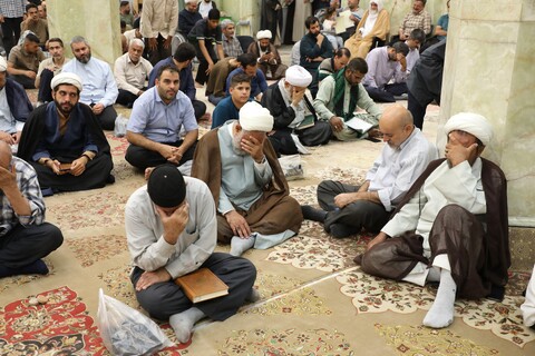 تصاویر! مراسم بزرگداشت آیت الله بهاءالدینی در مسجد اعظم قم