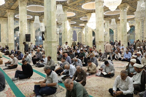 تصاویر! مراسم بزرگداشت آیت الله بهاءالدینی در مسجد اعظم قم