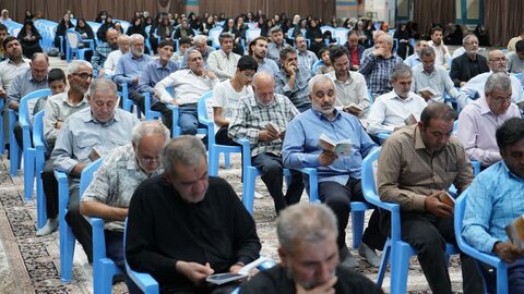 تصاویر/ برگزاری دعای ندبه در حسینیه ثارالله ارومیه