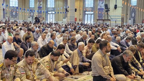 تصاویر/آیین عبادی سیاسی نماز جمعه در ایلام