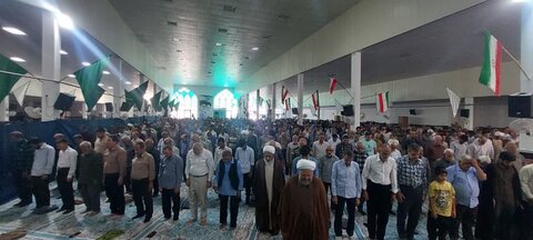 تصاویر/ نمازعبادی سیاسی جمعه آران وبیدگل