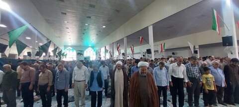 تصاویر/ نمازعبادی سیاسی جمعه آران وبیدگل