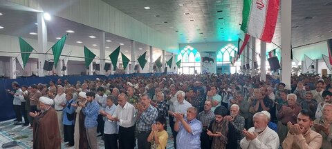 تصاویر/ نمازعبادی سیاسی جمعه آران وبیدگل