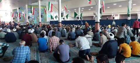 تصاویر/ نمازعبادی سیاسی جمعه آران وبیدگل