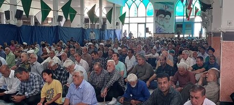 تصاویر/ نمازعبادی سیاسی جمعه آران وبیدگل