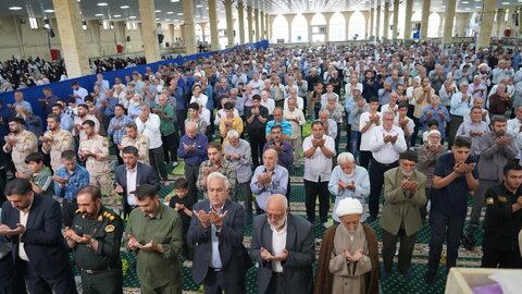 تصاویر/ اقامه نماز جمعه شهرستان خوی