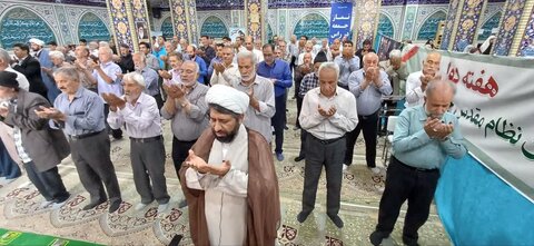 تصاویر/ اقامه نماز جمعه شهر پاریز