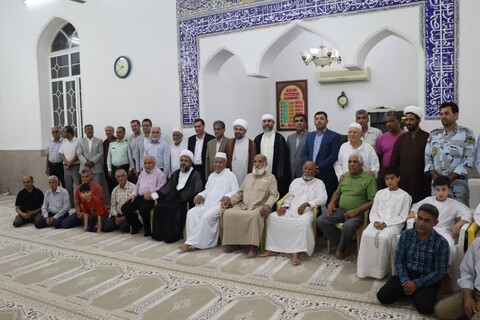 تصاویر/ وحدت شیعه و سنی در خارگ