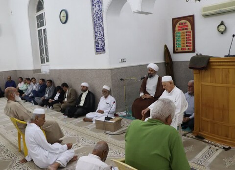 تصاویر/ وحدت شیعه و سنی در خارگ