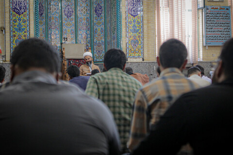 تصاویر/جلسه گفت‌وگو و هم‌اندیشی با حجت‌الاسلام والمسلمین موسیوند مدیر مدرسه علمیه آیت الله آخوند (ره)
