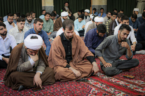 تصاویر/جلسه گفت‌وگو و هم‌اندیشی با حجت‌الاسلام والمسلمین موسیوند مدیر مدرسه علمیه آیت الله آخوند (ره)