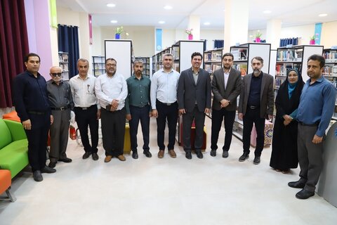 راه اندازی کتابخانه ولایت گناوه به روایت تصاویر