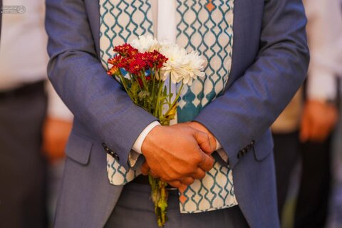 رَفْع راية البهجة والمسرة في الصحن الحيدري احتفاءً بمولد النبي محمد (ص) والإمام الصادق (ع)