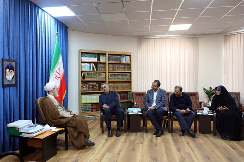 تصاویر/ دیدار مدیر عامل خبرگزاری ایکنا با آیت الله اعرافی