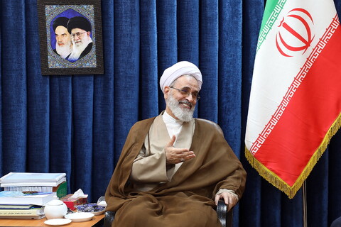 تصاویر/ دیدار مدیر عامل خبرگزاری ایکنا با آیت الله اعرافی