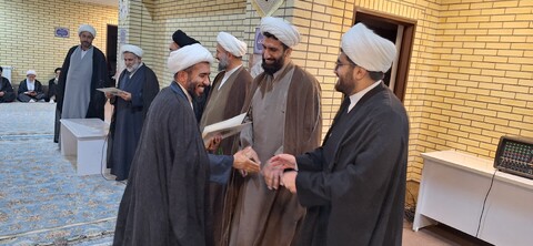 تصاویر/ تودیع و معارفه مدیر مدرسه علمیه سفیران هدایت یاسوج با پیام انضباط و ارتقاء علمی