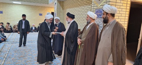 تصاویر/ تودیع و معارفه مدیر مدرسه علمیه سفیران هدایت یاسوج با پیام انضباط و ارتقاء علمی