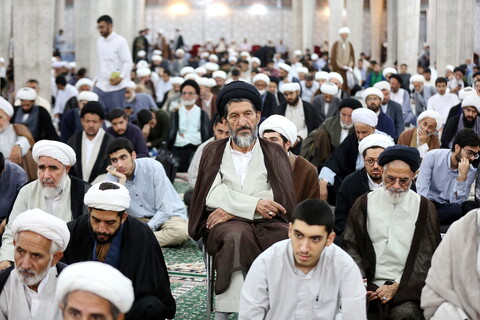 تصاویر حاشیه ای از افتتاحیه سال تحصیلی جدید حوزه های علمیه