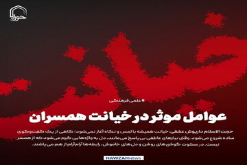 عکس نوشت| عوامل موثر در خیانت همسران