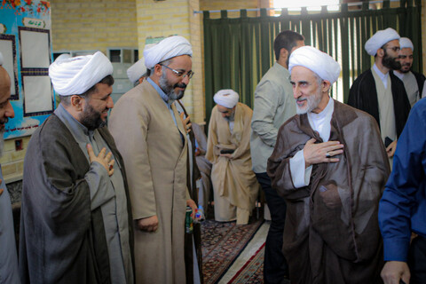 تصاویر/مراسم افتتاحیه سال تحصیلی ۴۰۵-۴۰۴ حوزه های علمیه همدان