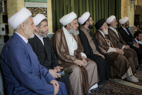 تصاویر/مراسم افتتاحیه سال تحصیلی ۴۰۵-۴۰۴ حوزه های علمیه همدان