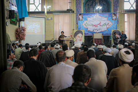 تصاویر/مراسم افتتاحیه سال تحصیلی ۴۰۵-۴۰۴ حوزه های علمیه همدان