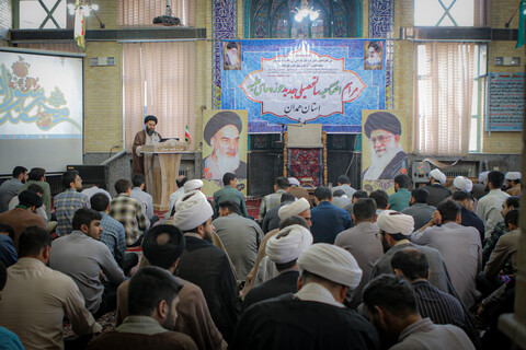 تصاویر/مراسم افتتاحیه سال تحصیلی ۴۰۵-۴۰۴ حوزه های علمیه همدان