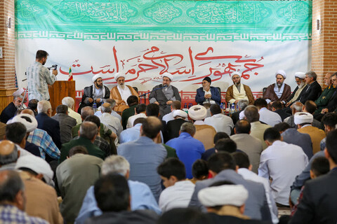 تصاویر |  آیین تکریم و معارفه امام جمعه شهر جدید سهند