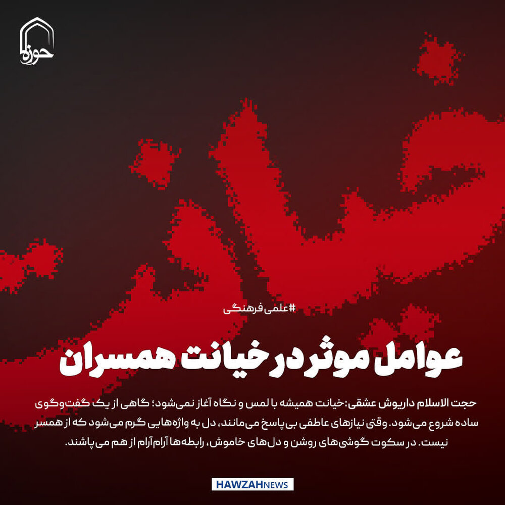 عکس نوشت| عوامل موثر در خیانت همسران