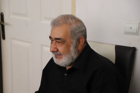 تصاویر/ دیدار مسئول دفتر امور اجتماعی و سیاسی حوزه‌های علمیه با خانواده شهید اقتدار رضا جان نثار حسینی