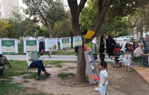 تصاویر/ مدرسه علمیه امام صادق(ع) طرح «گوهرشاد» را همزمان با هفته وحدت اجرا کرد