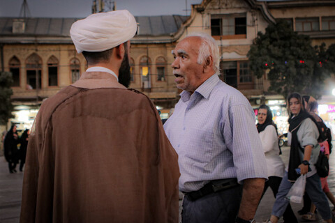 تصاویر/راه‌اندازی ۱۰ میز مشاوره مردمی در همدان توسط معاونت تبلیغ مدرسه علمیه آیت‌الله آخوند