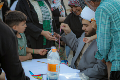 تصاویر/راه‌اندازی ۱۰ میز مشاوره مردمی در همدان توسط معاونت تبلیغ مدرسه علمیه آیت‌الله آخوند