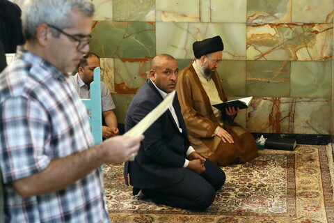 تصاویز/ سفر سید عمار حکیم به قم