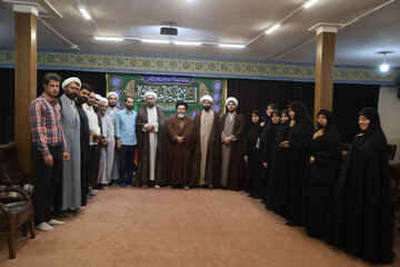 تصاویر / دیدار طلاب طرح امین با نماینده ولی فقیه در استان همدان