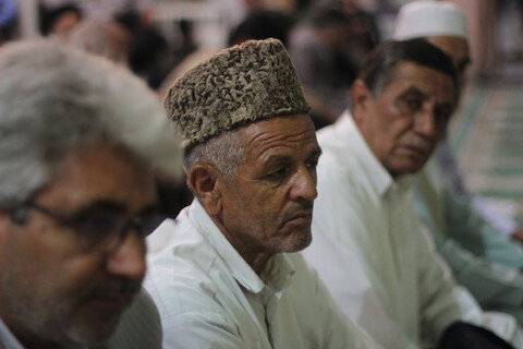 عکس| جشن میلاد حضرت محمد(ص) با حضور علمای شیعه و سنی در مسجد امام حسین(ع) بیرجند